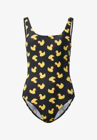 Unselected, black yellow duck