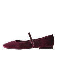 Balerinke s paščkom - berry red velvet