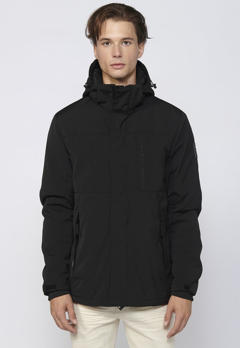 PHARCOYOU Rubius Merch - Chaqueta Parkas para mujer y hombre, con cremallera, unisex, manga larga, abrigo de invierno, gris, S