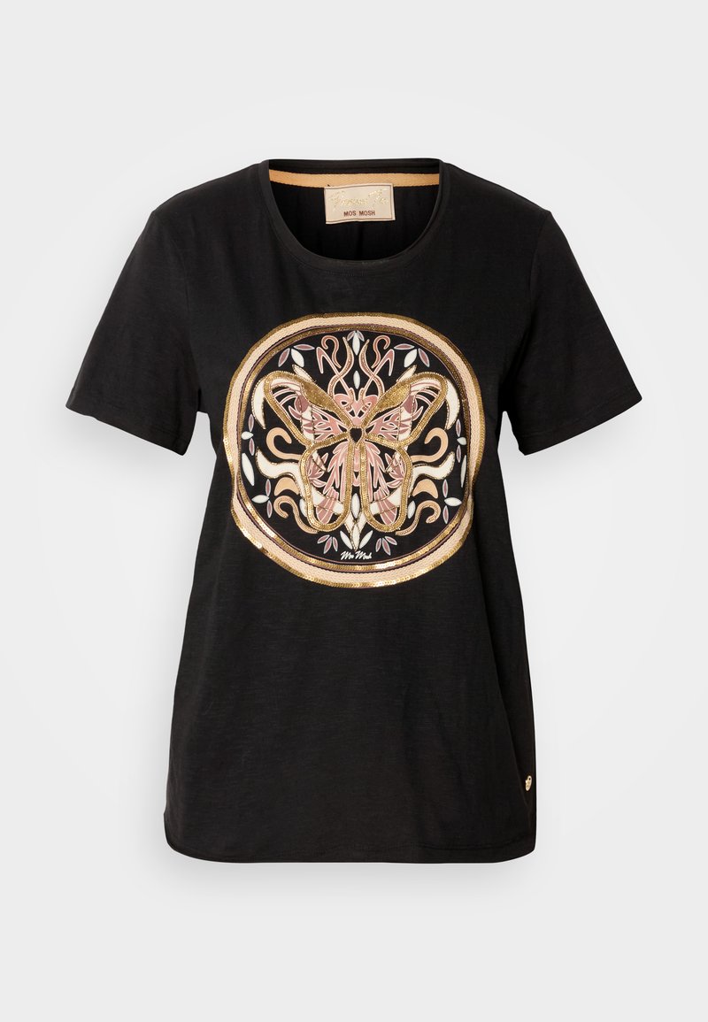 MOS MOSH T-shirt print zwart