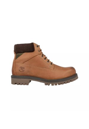 Stivaletti stringati - marrone
