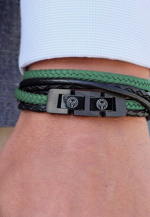 LUCLEON ROY - Armbånd - black  green