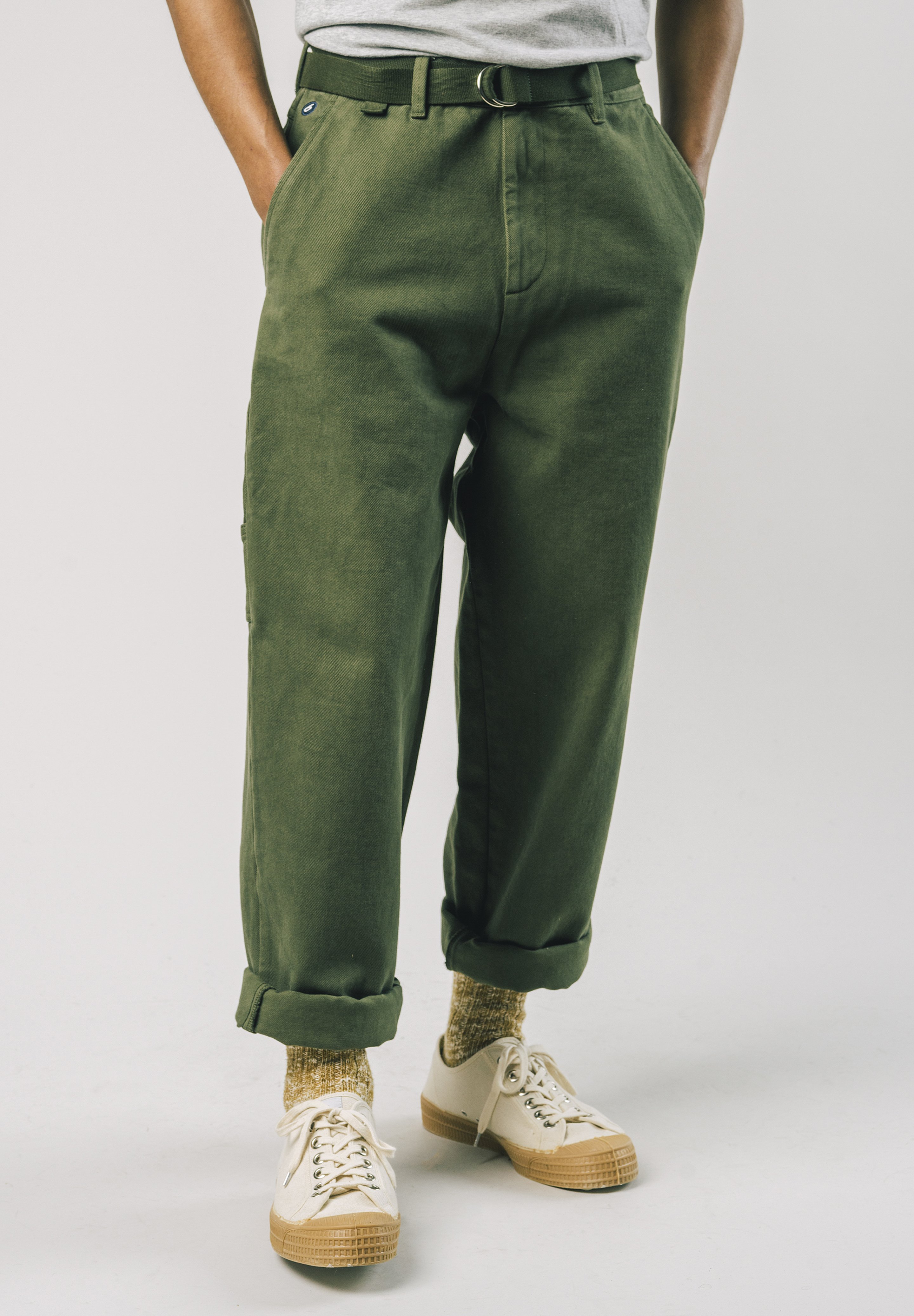 Brava Fabrics WORKWEAR - Jeans baggy - green/verde - Zalando.it