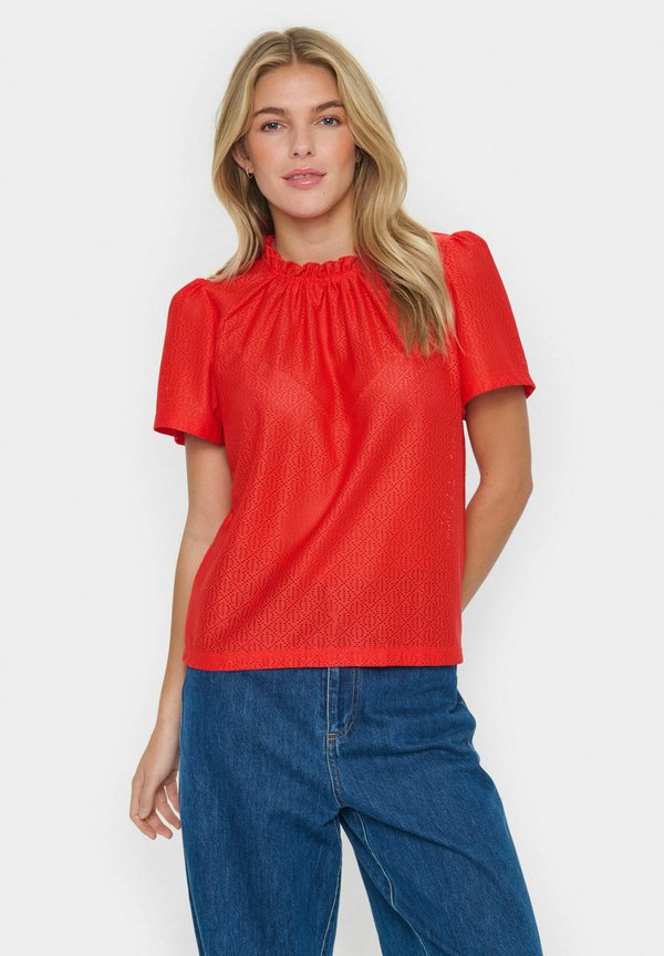 JOVITASZ - Bluse - flame scarlet