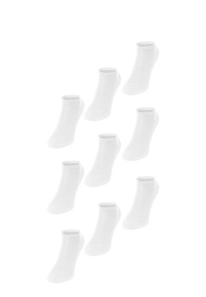 9ER-SET - BEQUEME - Trainer socks - weiß
