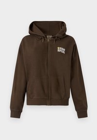 ALOHA STATE RELAXED ZIP THRU - Φούτερ με φερμουάρ - brown