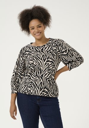 Blouse - moonstruck black graphic