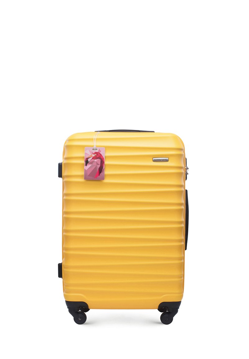 WITTCHEN MEDIUM SUITCASE WITH LUGGAGE TAG FROM ABS - Kufr - yellow