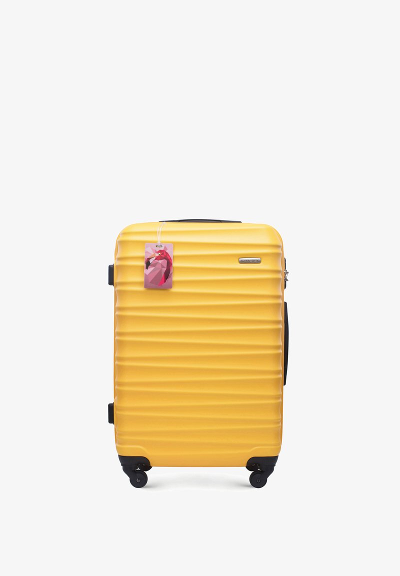 WITTCHEN MEDIUM SUITCASE WITH LUGGAGE TAG FROM ABS - Kufr - yellow