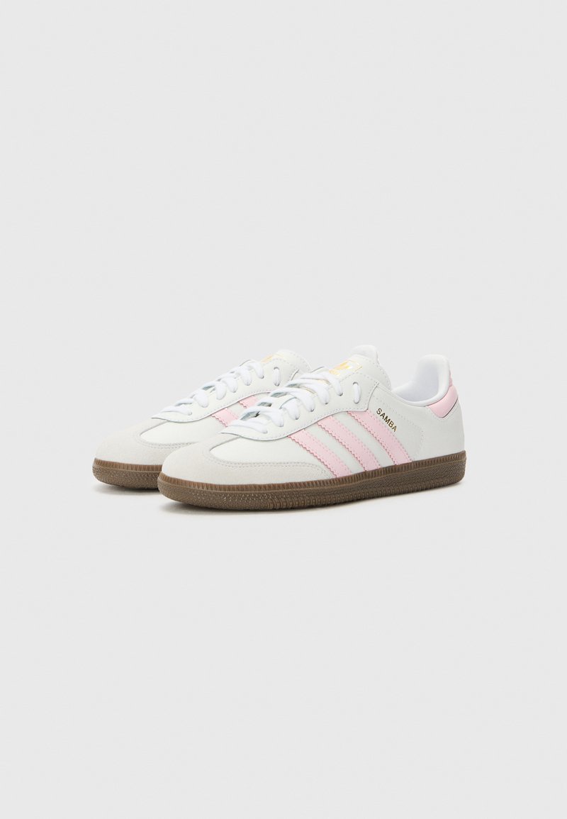 adidas Originals SAMBA OG UNISEX - Trainers - white/clear pink/gum/white -  Zalando.ie