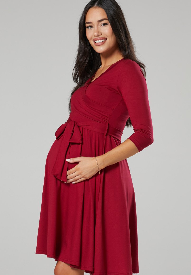 Chelsea Clark Day dress - bordowy/dark 