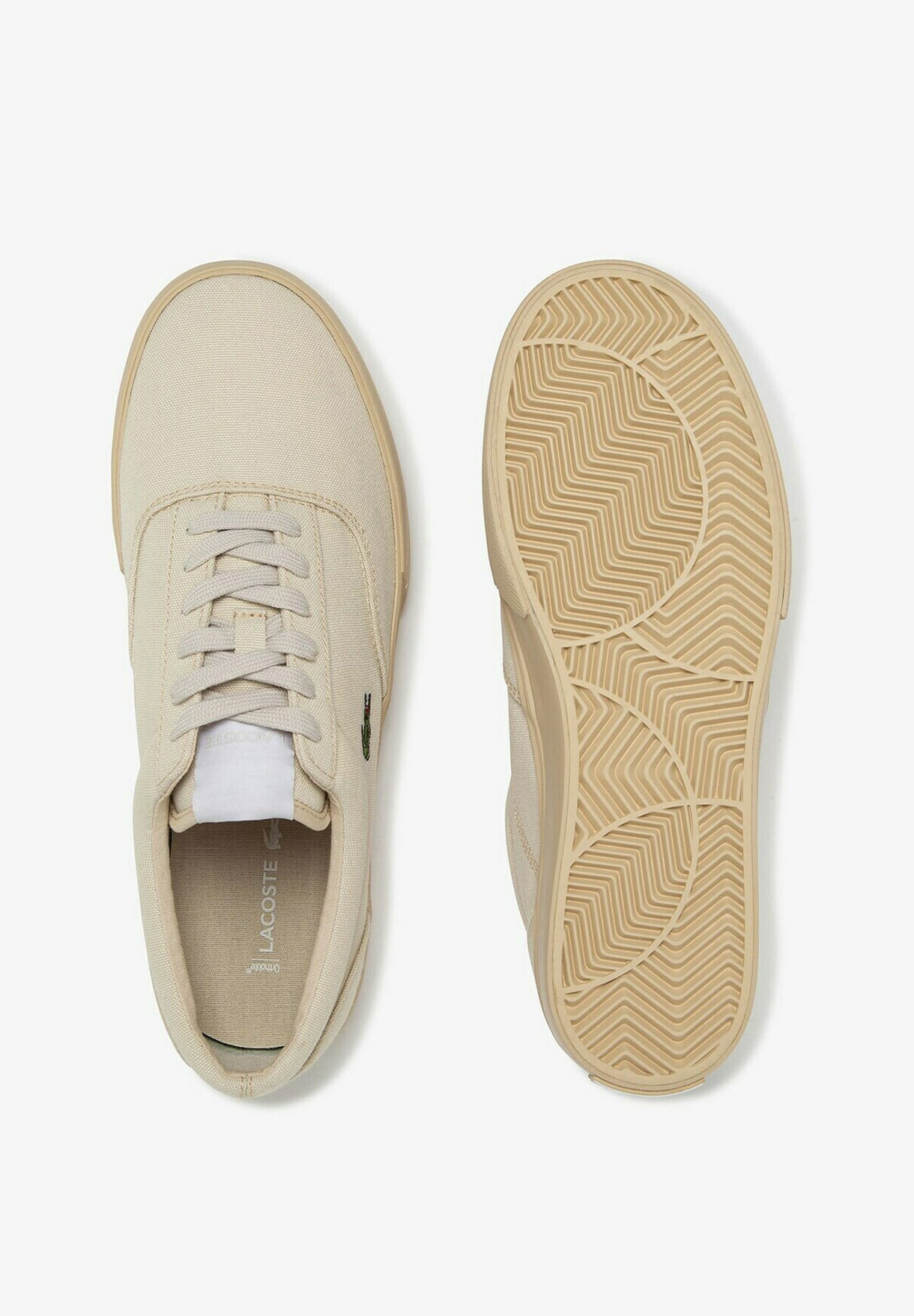 tan lacoste trainers