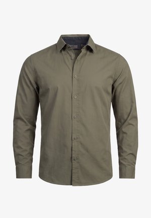 INDICODE JEANS, LANGARM AMBY - Camisa - army