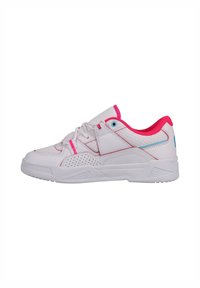Unselected, hcl white crazy pink blue