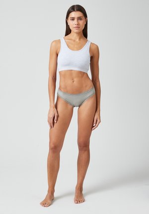 SNOCKS 3 PACK - Tanga - mix lila/grün/schwarz