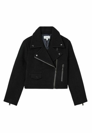 Reiss REGULAR FIT  ARLOW   - Nahkatakki - black