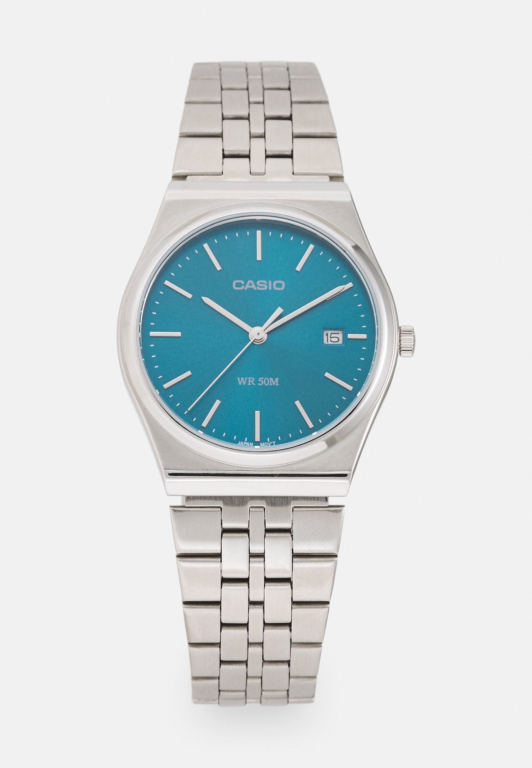 Casio Horloge - silberfarben/blau/zilverkleurig Casio Horloge - silberfarben/blau/zilverkleurig