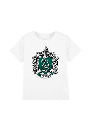Cotton Soul, HARRY POTTER SLYTHERIN CREST UNISEX - Print T-shirt - white