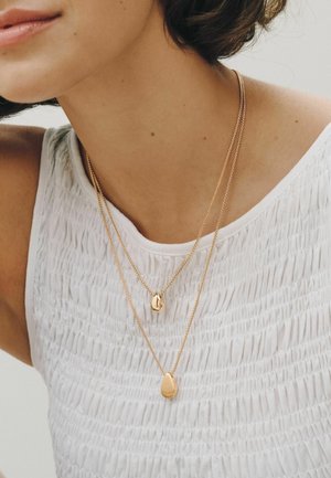 Next, 2 LAYER TEARDROP NECKLACE - Necklace - gold-coloured