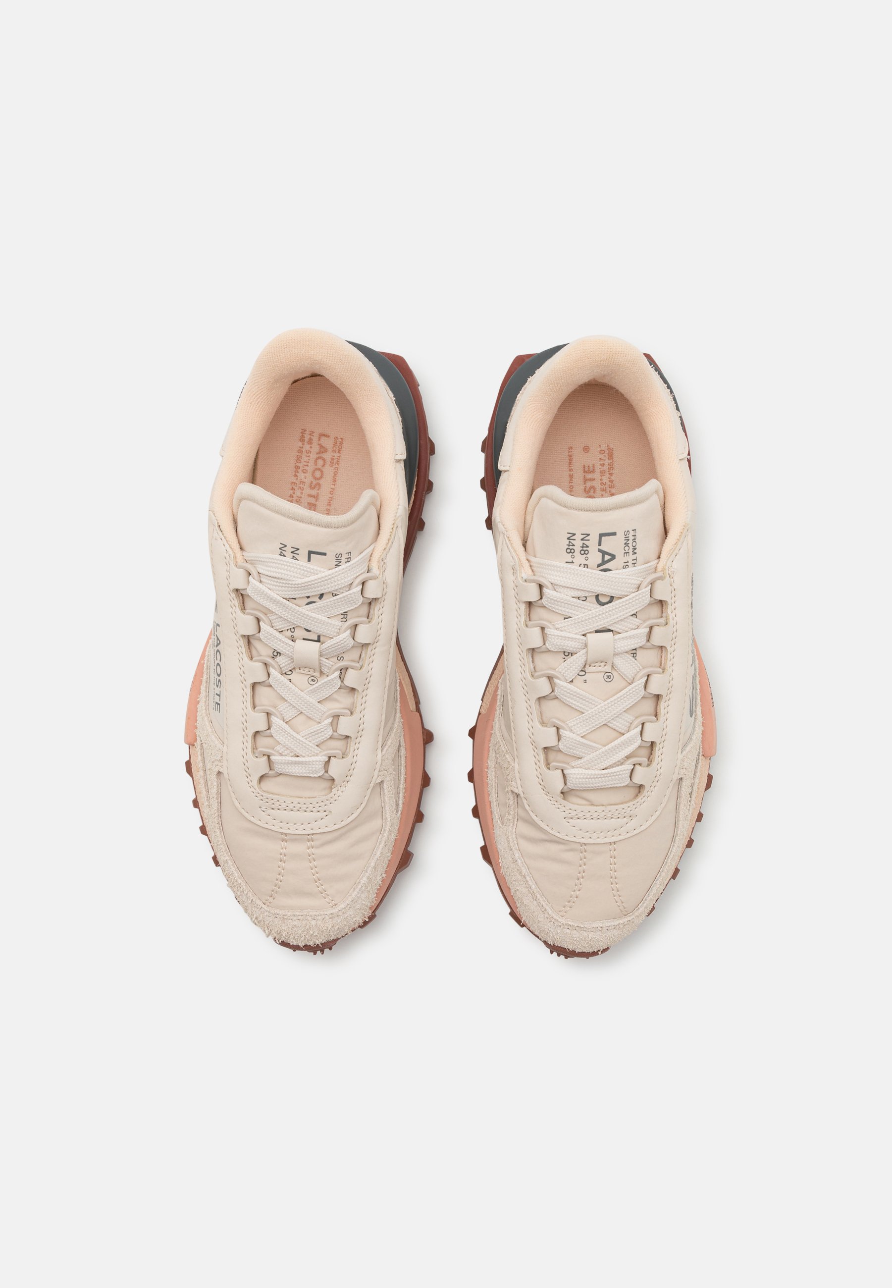 light pink off white sneakers