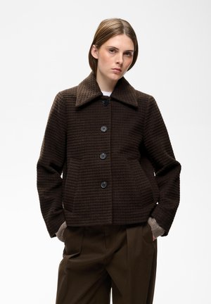 InWear, HENDRIXIW SHORT JACKET - Καλοκαιρινό μπουφάν - chocolate brown