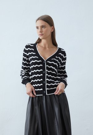 Gilet - black/off-white