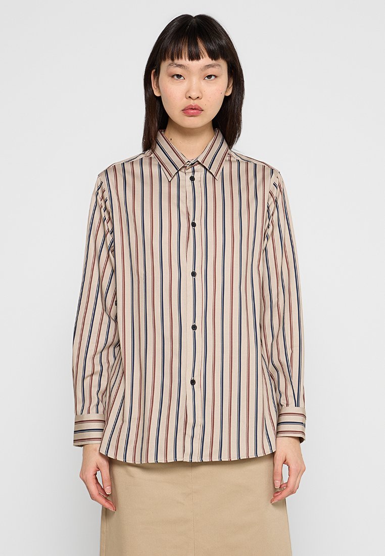 Tomorrow Overhemdblouse kaki Tomorrow Overhemdblouse kaki