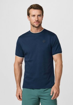 HS BADGE TEE - T-shirt basic - navy