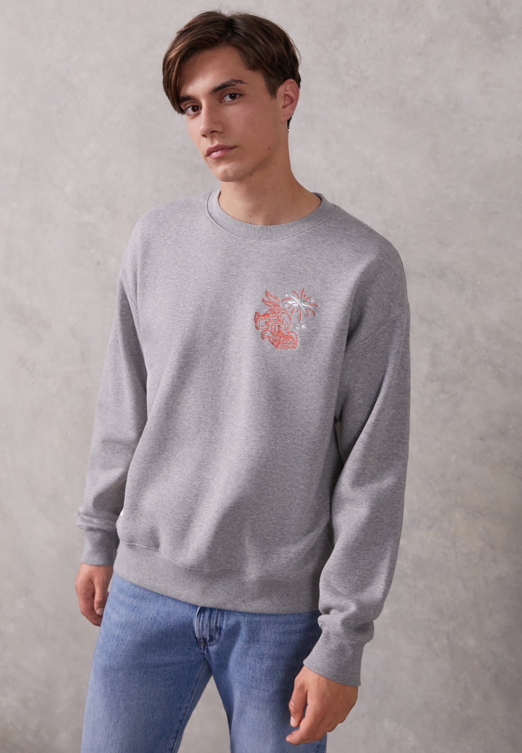 Reebok Classic CREW - Sudadera - medium grey heather/gris - Zalando.es