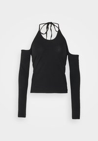 HALTER CUT OUT LONG SLEEVE - Camisola de manga comprida - black