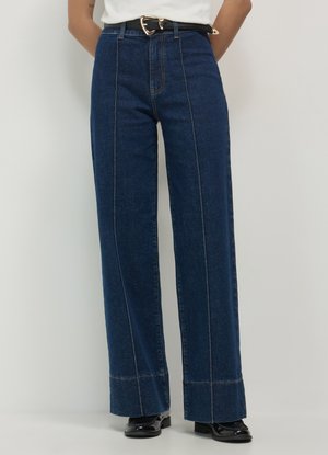 Calliope VITA ALTA - Wide Leg - blu denim scuro