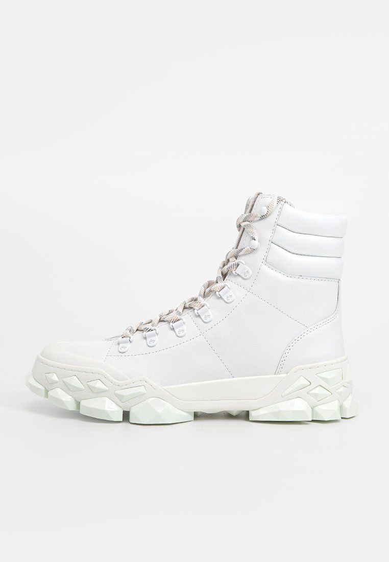 Jimmy Choo Veterboots wit Jimmy Choo Veterboots wit