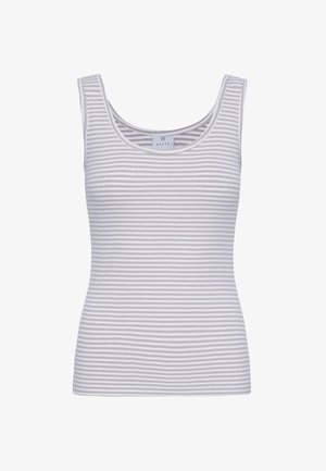 Kaffe, KATIANA TOP - Top - chalk feather gray stripe