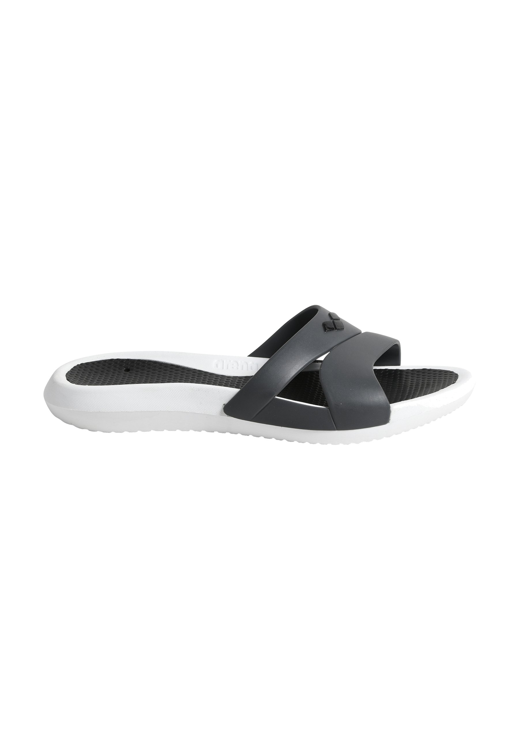 Arena NINA - Chanclas de baño white dark grey black/blanco - Zalando.es