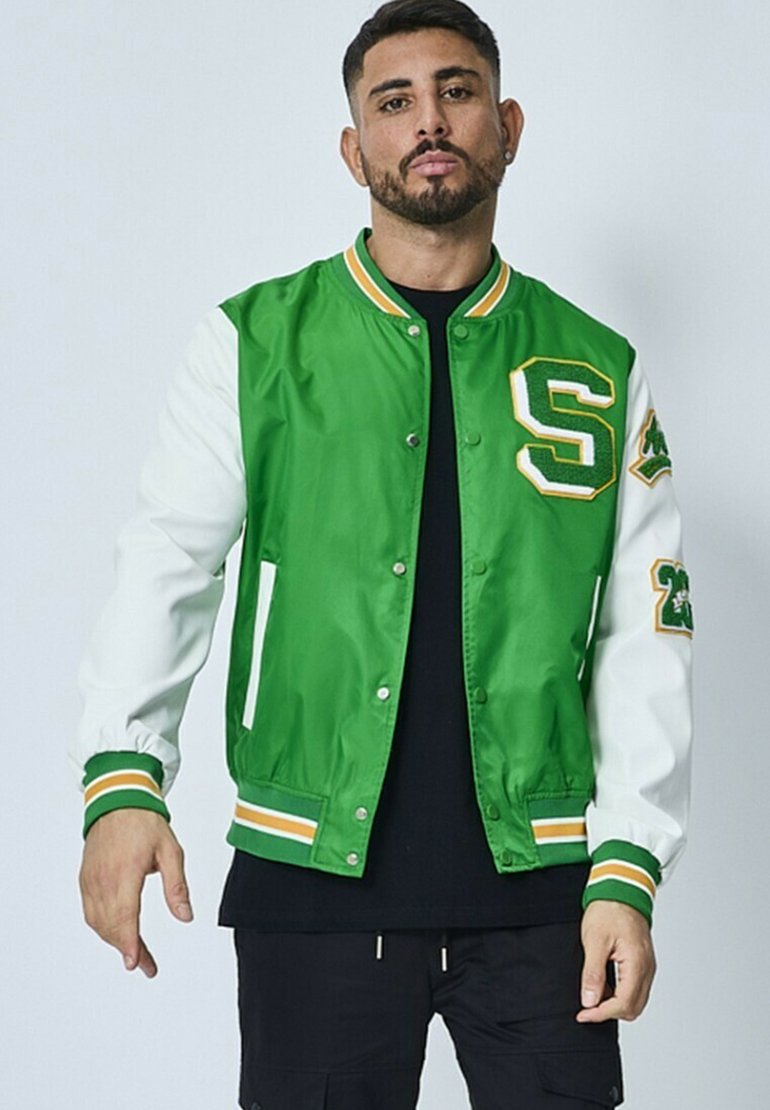 Blouson Bomber Homme James Pringle, Vert, Taille L, Doublé, état Parfait