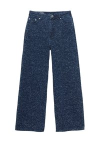 TEXTURED - BAGGY - Laza szabású farmerek - dark blue