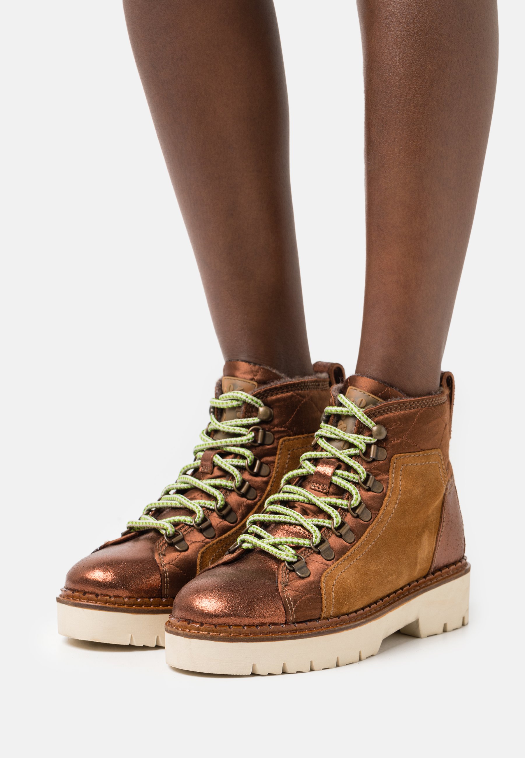 Scotch \u0026 Soda OLIVINE - Veterboots - cognac/multicolor/cognac - Zalando.nl