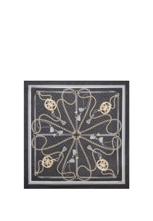 Guess 4G BEDRUCKTE KEFIAH - Tuch - schwarz