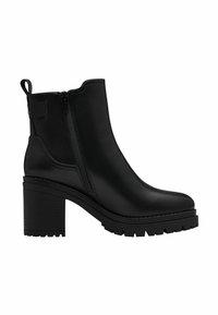 s.Oliver Bottines à plateau - black