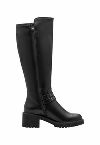 Marco Tozzi Plateaulaarzen - black