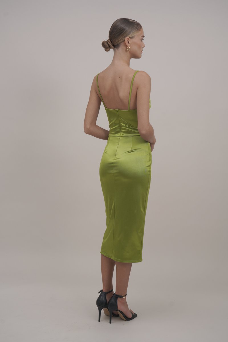 WAL G. CHRISTIAN MIDI - Jersey dress - new lime green/green - Zalando.ie