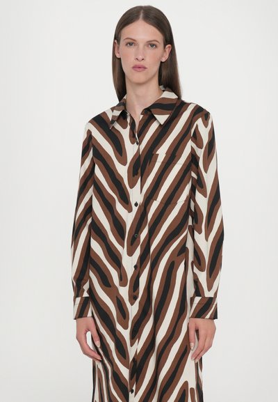Diane von Furstenberg KARRINGTON DRESS - Blusenkleid - brown