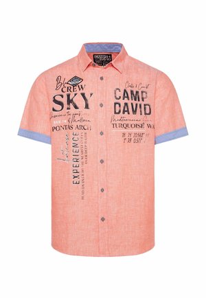 Camp David KURZARM MIT ARTWORKS - Shirt - speed orange