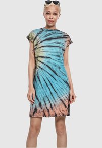 Urban Classics - TIE DYE  - Jersey dress - black Thumbnail Image 1