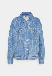 SWIFT JACKET - Casaco de ganga - light blue scarf