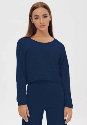 LOUNGEWEAR - Nachtwäsche Shirt - navy blue