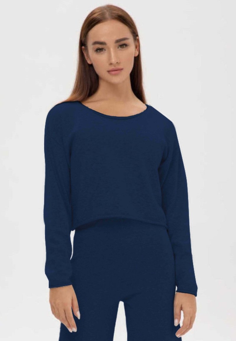 BELLEMERE LOUNGEWEAR - Nachtwäsche Shirt - navy blue