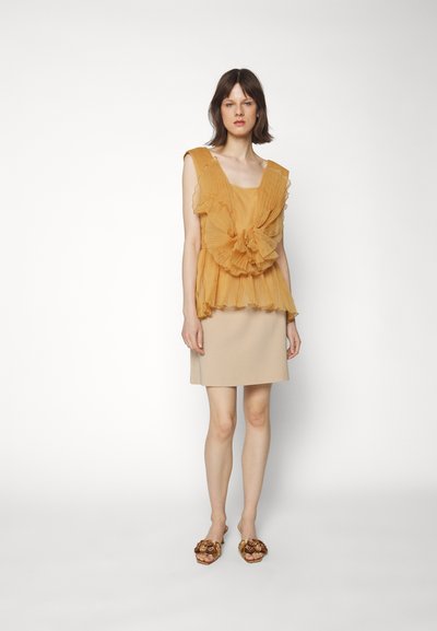 Alberta Ferretti TOP - Blouse - brown