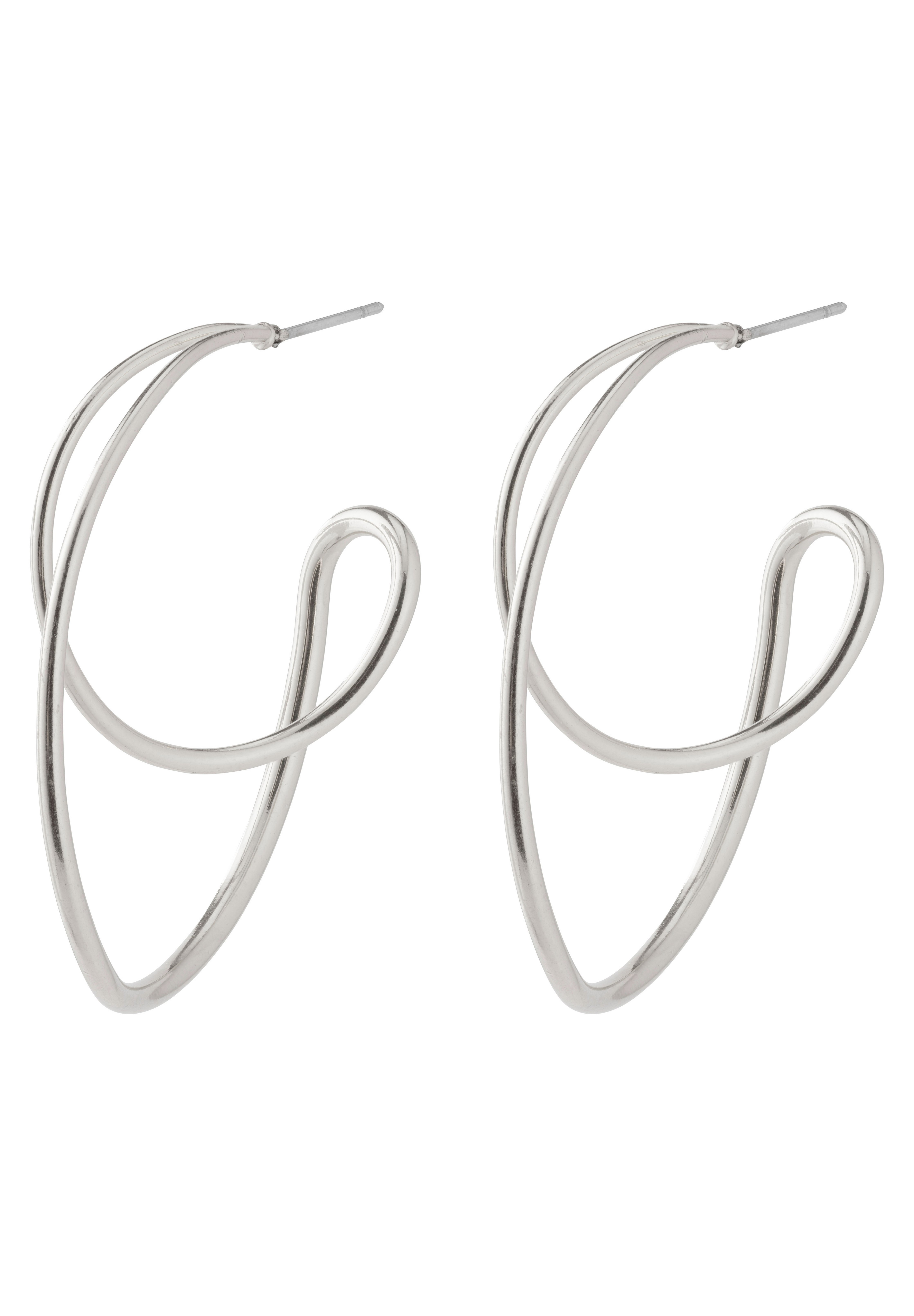 Silver plated earrings