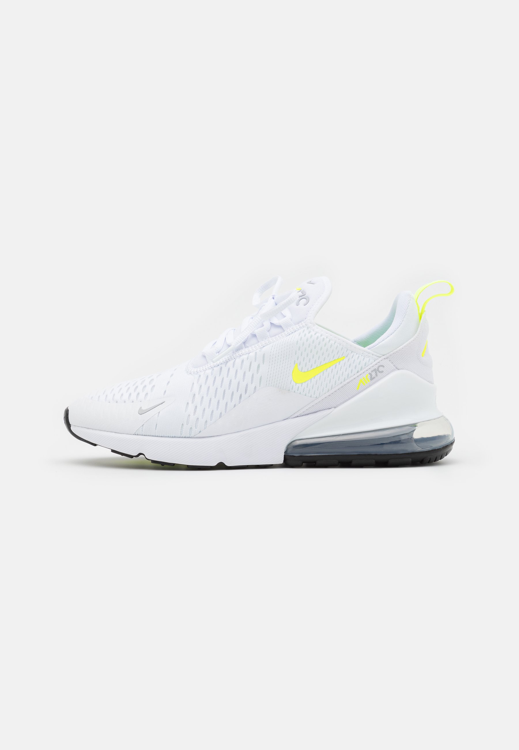 Nike Sportswear Air Max 270 Ess Trainers White Volt Wolf Grey Black White Zalando Co Uk